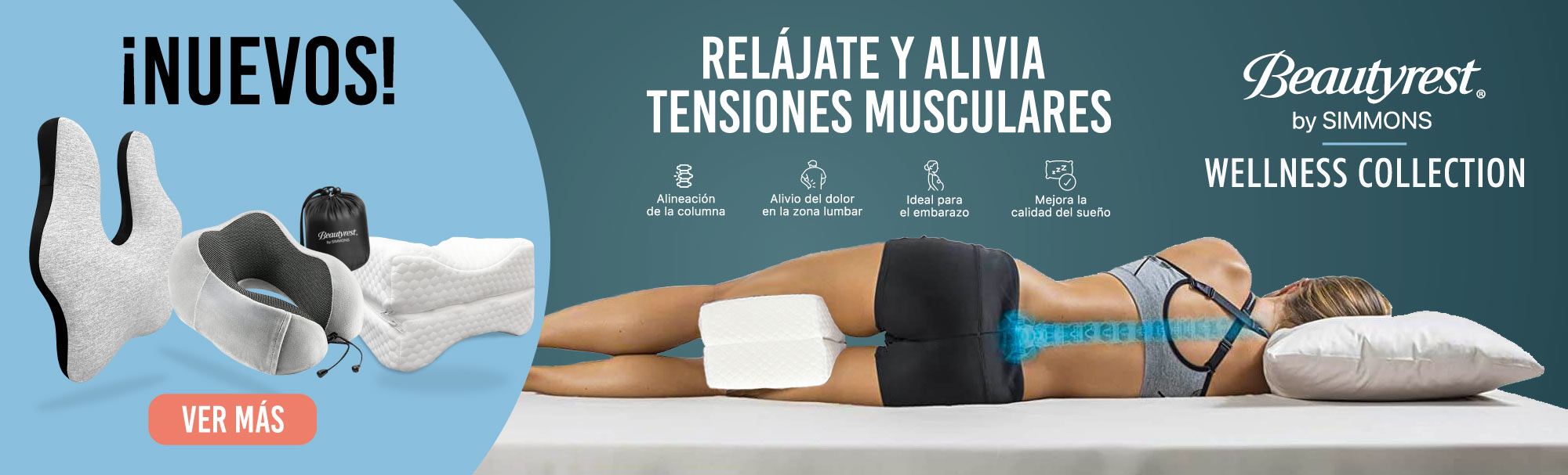 ¡Nuevas almohadas posturales!