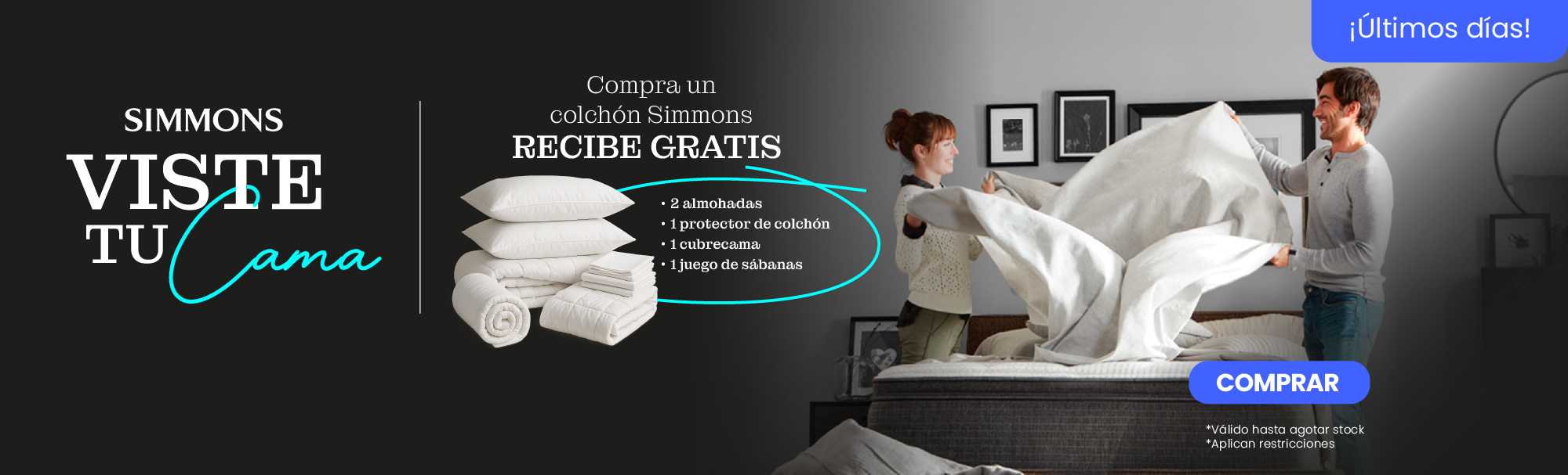 Simmons Viste tu cama