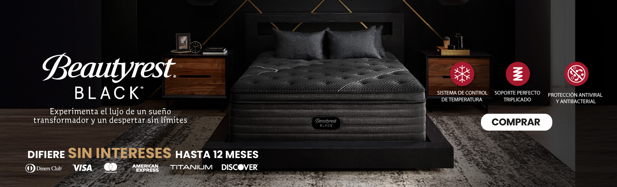 Colchones Beautyrest Black 