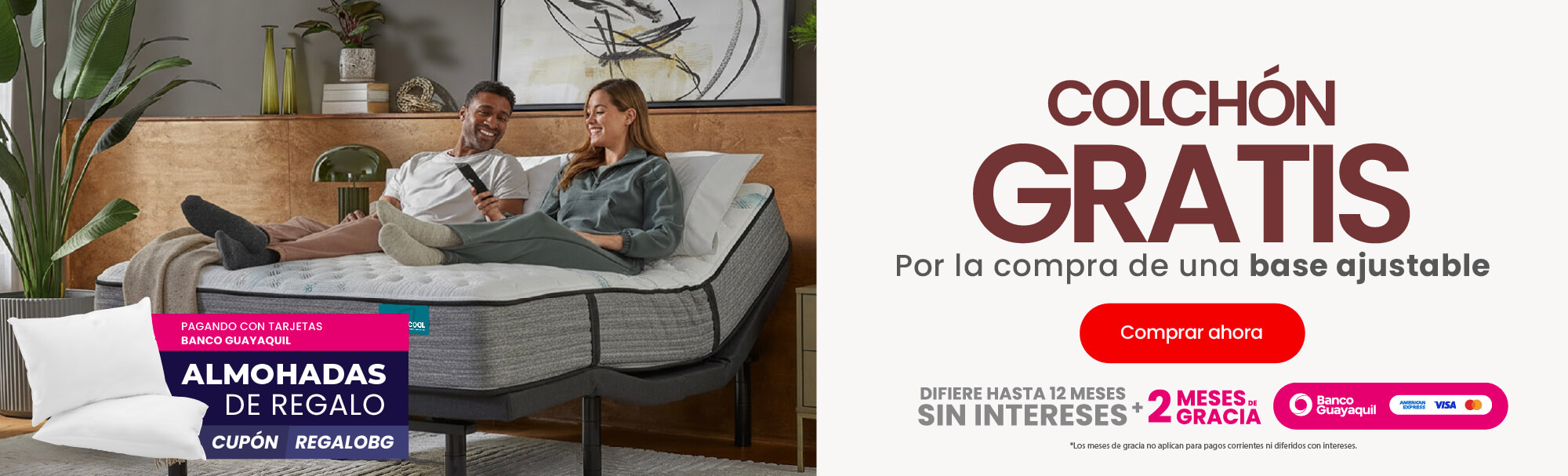 ¡Lo mejor para empezar el año! Tu base ajustable con colchón gratis