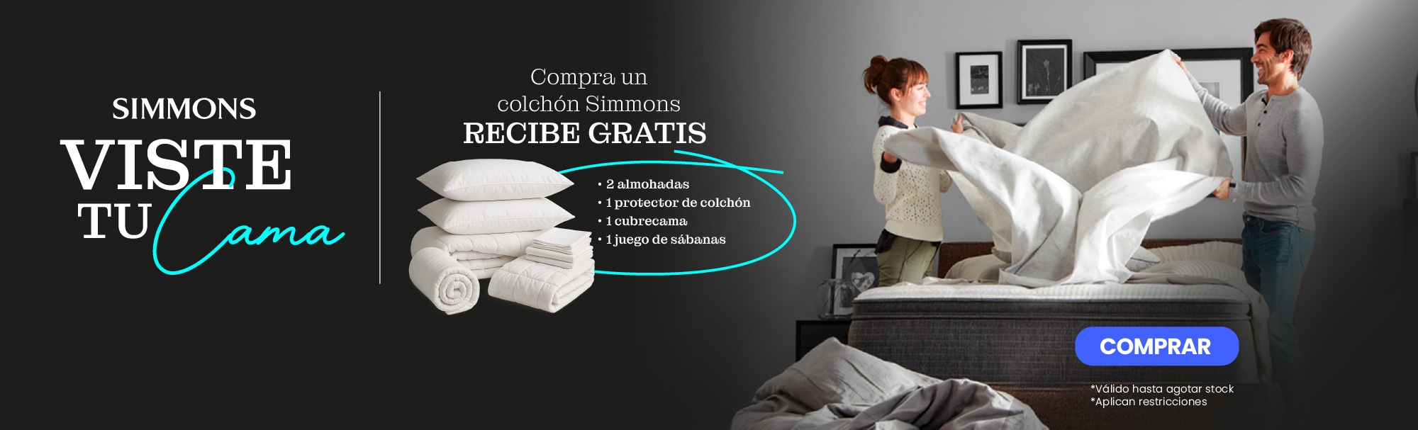 Simmons Viste tu cama